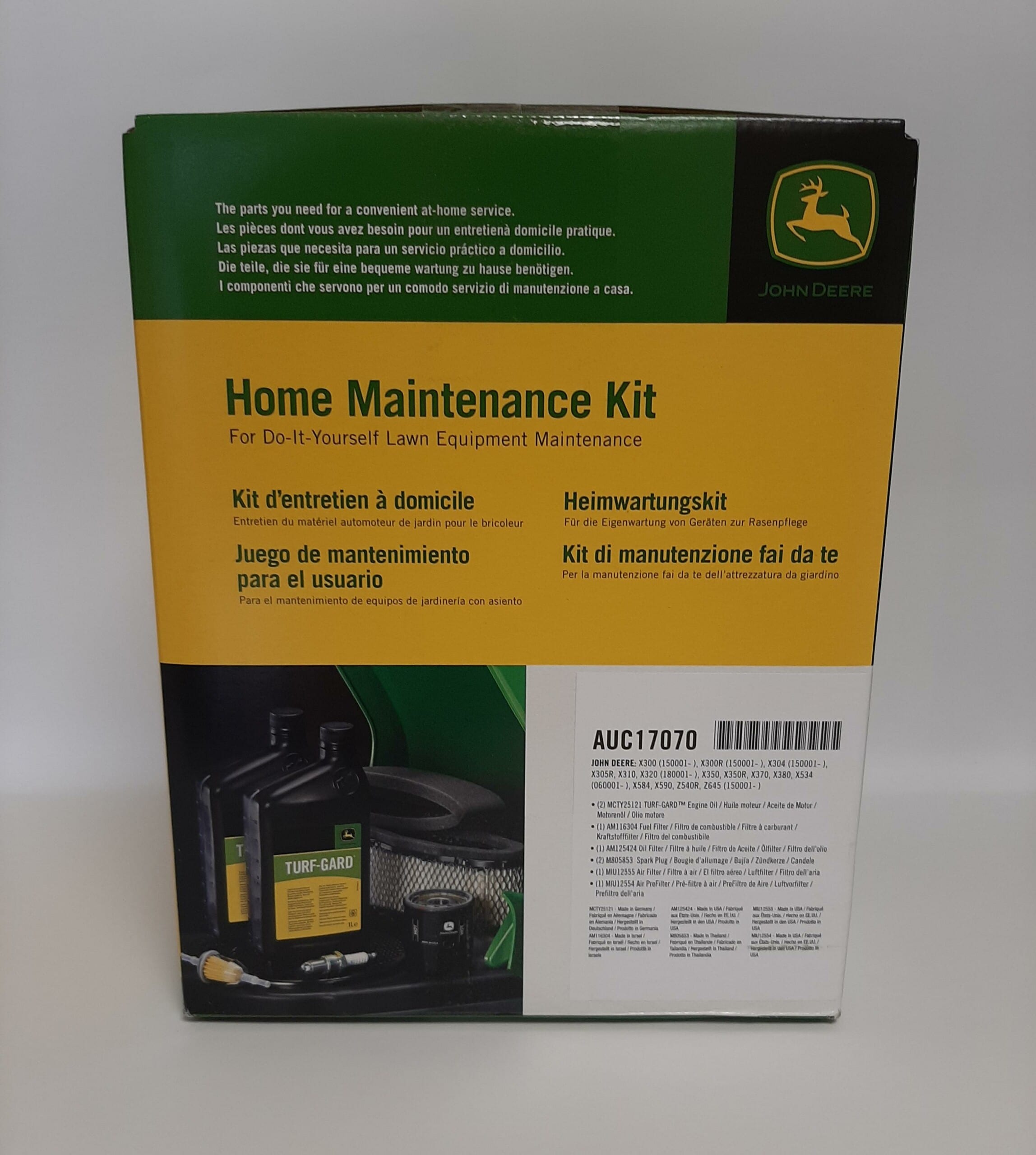 John Deere Original Equipment Filter Kit #LG265 