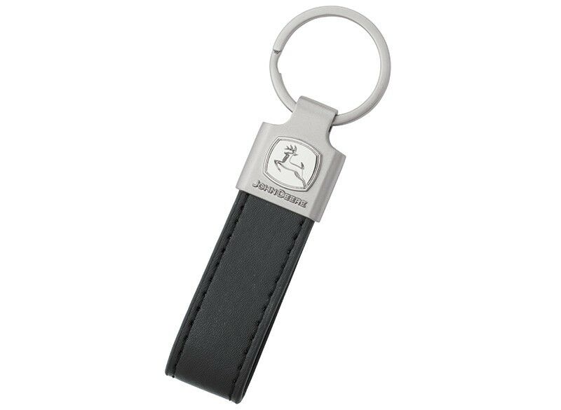 John Deere Leather Key Ring - Tuckwells