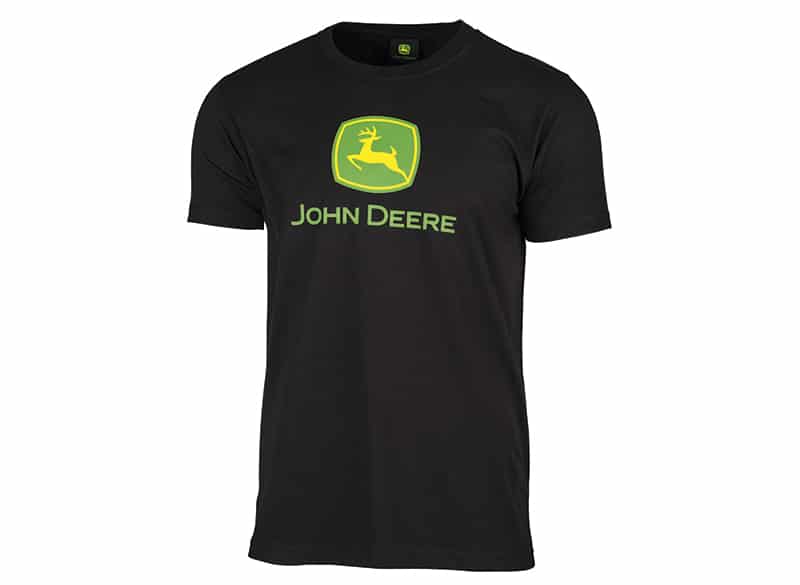 T-Shirt Unisex Distressed Retro Con Logo John Deere – Cotone, Girocollo, Vestibilità Comoda