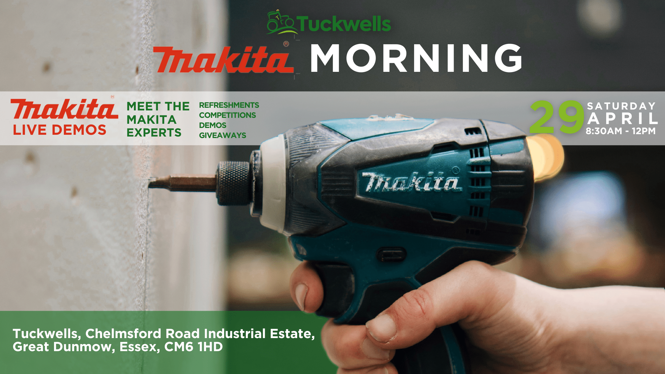 Join us for our Makita Morning