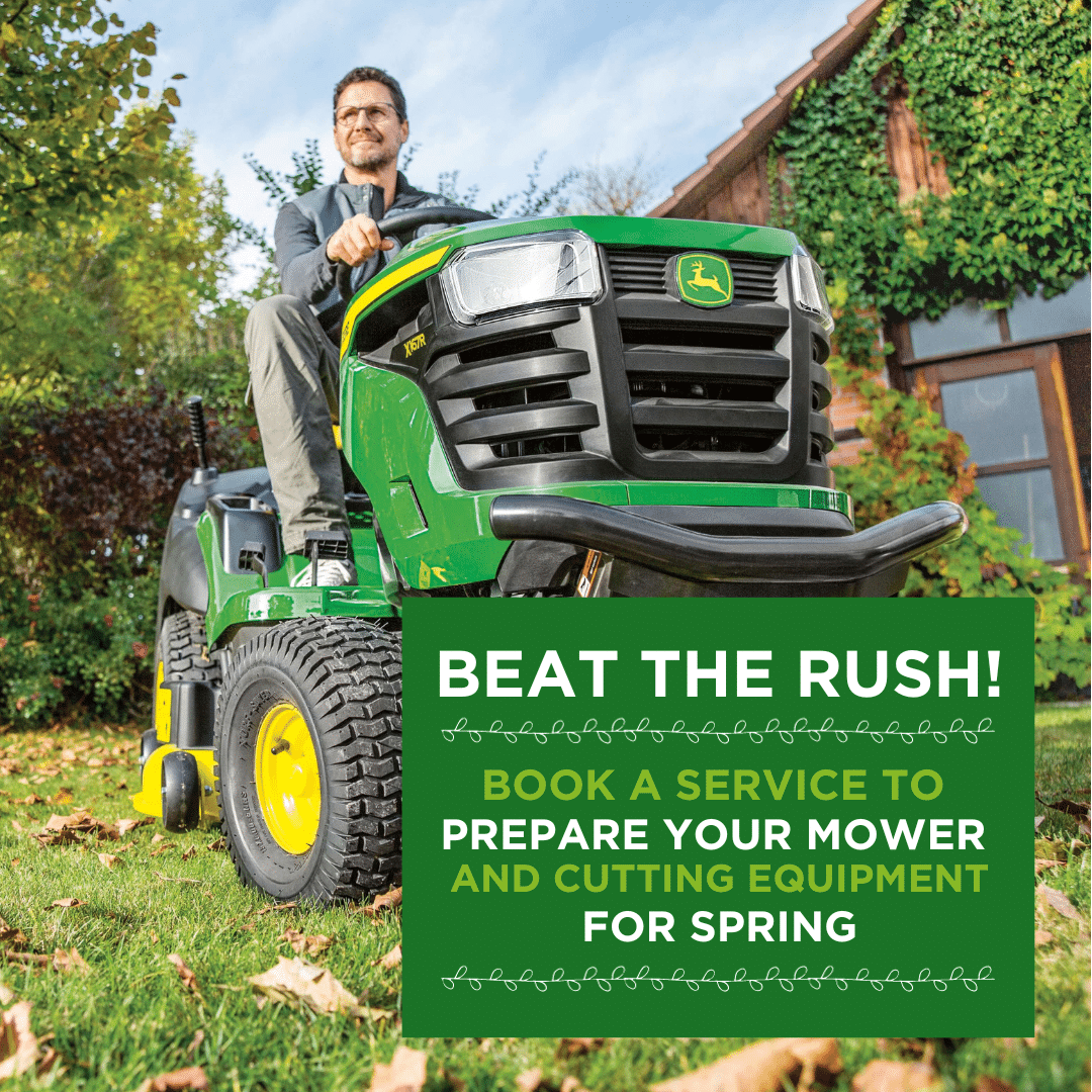Beat the Rush!  Book a Service for your Mower and Cutting Equipment