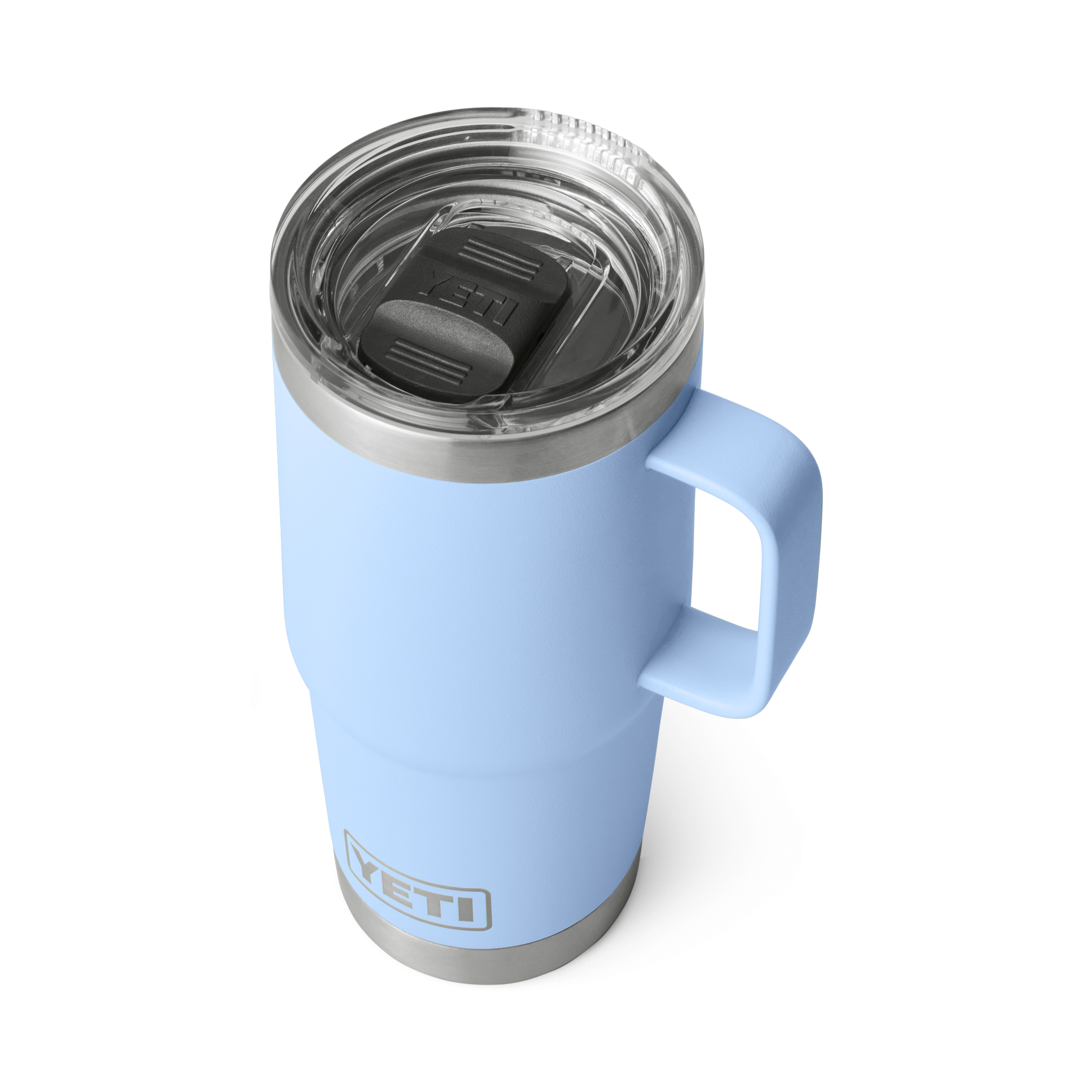 YETI Rambler 20oz (591ml) Travel Mug Stronghold Lid - Big Sky Blue