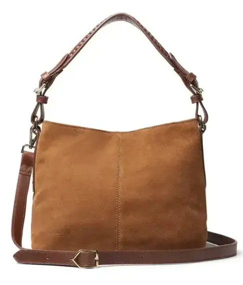 Fairfax & Favor Mini Tetbury Handbag Tan Suede