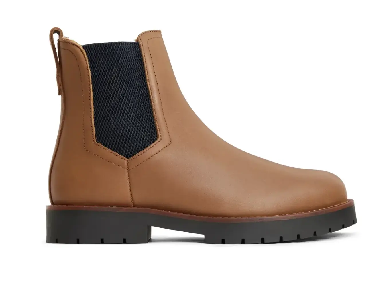 Fairfax &amp; Favor Boudica Sheepskin Ankle Boots - Oak Leather