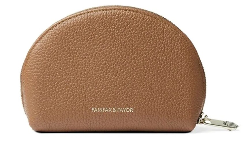 Fairfax & Favor Chiltern Coin Purse - Tan Leather