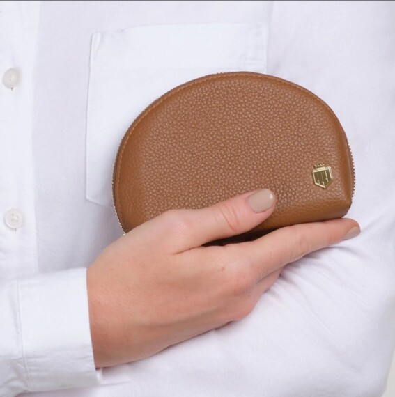 Fairfax & Favor Chiltern Coin Purse - Tan Leather