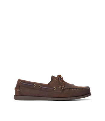 RM Williams Islet Moccasin Deck Shoes - Bark