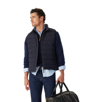 RM Williams Rydal Vest Navy JV235NN4501