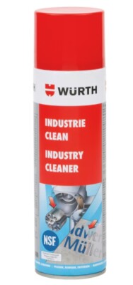 Wurth Clean Industry Cleaner 500ml NSF Registered Industrial Adhesive Remover with Citrus Formula