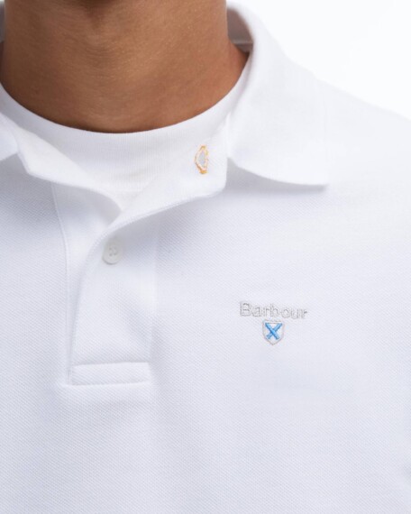 Barbour Sports Polo - White mml0358wh11