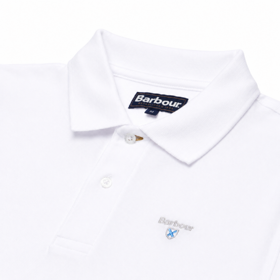 Barbour Sports Polo - White mml0358wh11