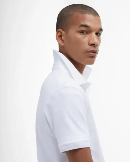 Barbour Sports Polo - White mml0358wh11