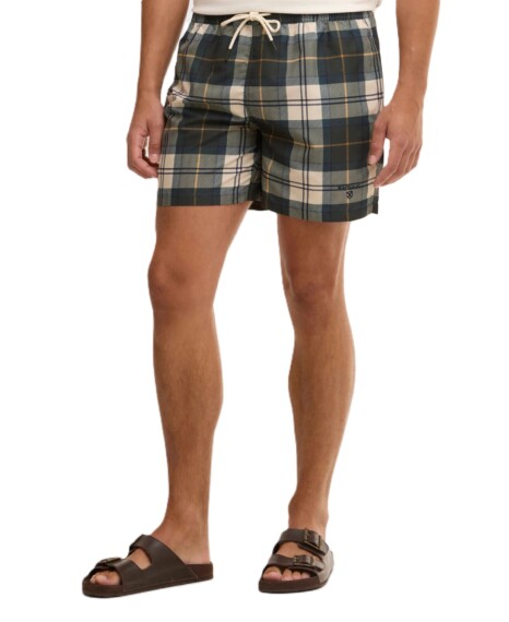 Barbour Staple Swim Shorts - Tartan MSW0065TN51