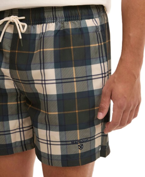 Barbour Staple Swim Shorts - Tartan MSW0065TN51
