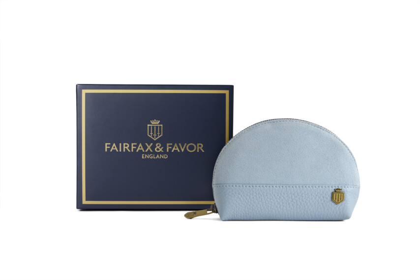 Fairfax & Favor Chiltern Coin Purse - Sky Blue