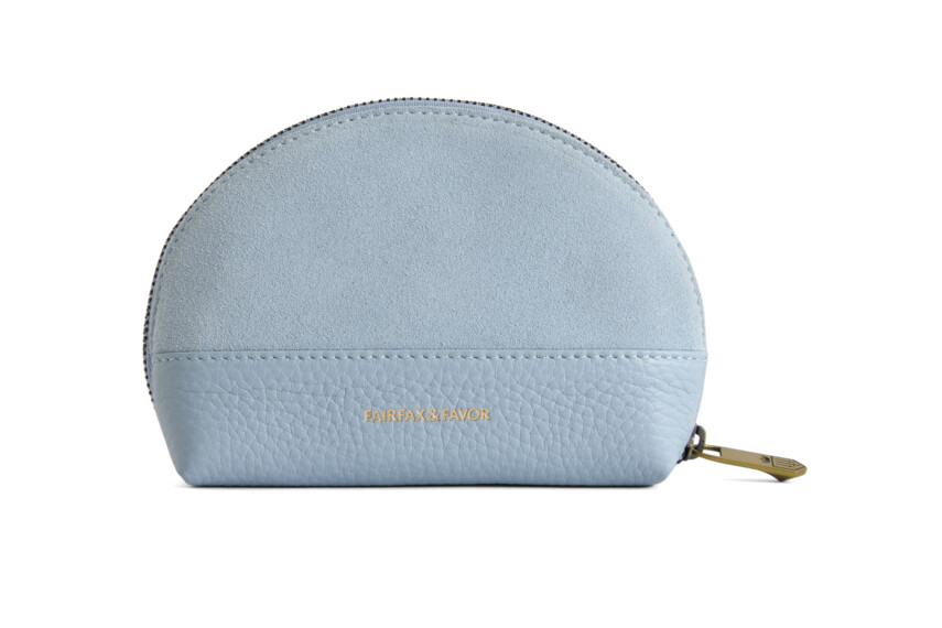 Fairfax & Favor Chiltern Coin Purse - Sky Blue