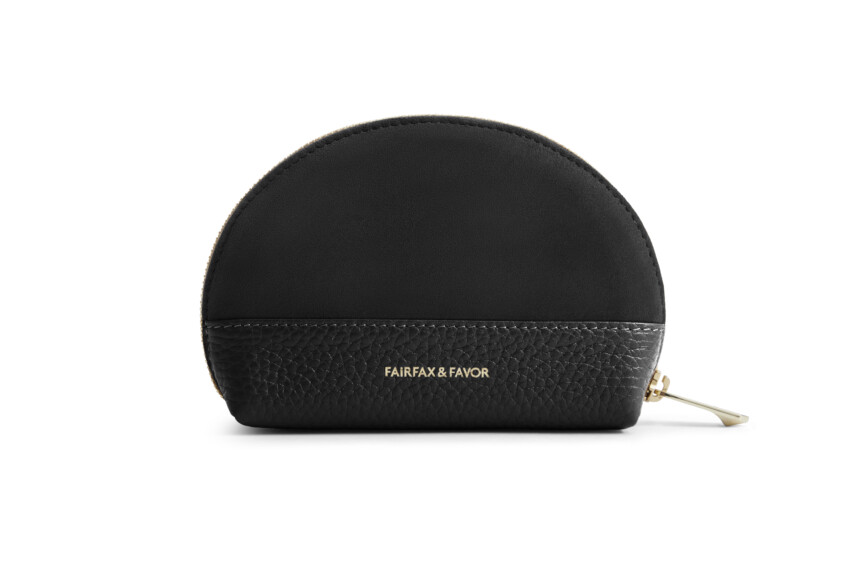 Fairfax & Favor Chiltern Coin Purse Black