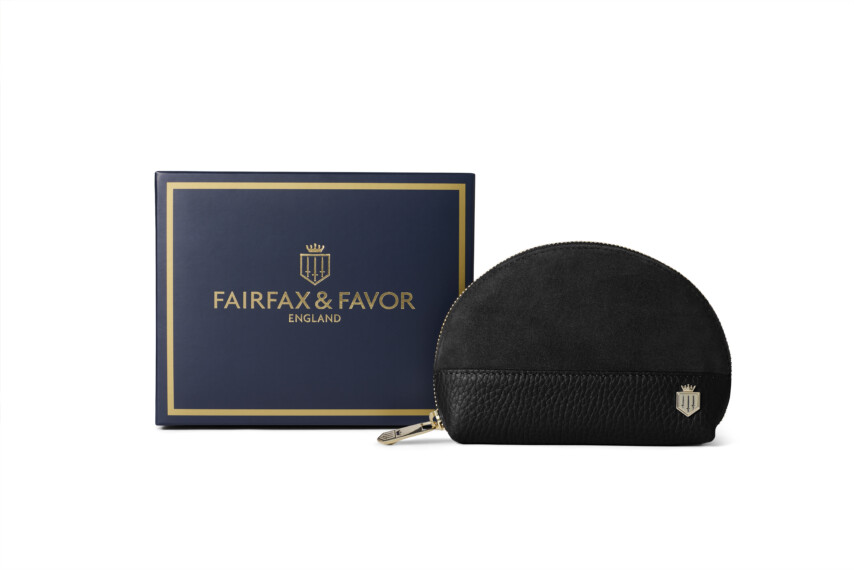 Fairfax & Favor Chiltern Coin Purse Black