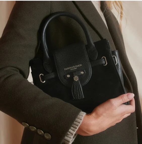 Fairfax & Favor Mini Windsor Bag - Black