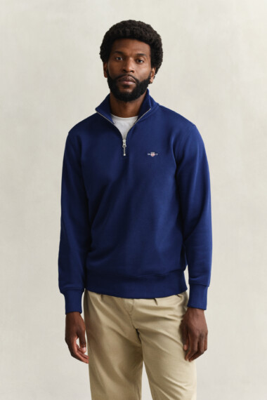 Gant 1/2 Zip Jumper in Rich Navy 2008005-432