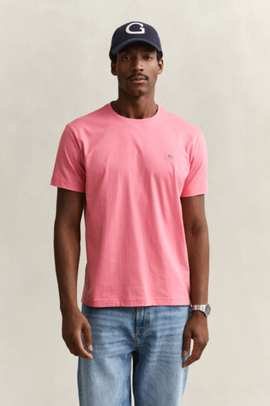 Gant Cotton T-Shirt - Rose 2003184-622