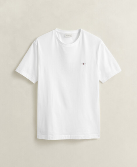 GANT Cotton T-Shirt in White 2003184-110