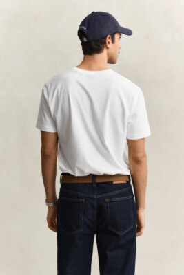 GANT Cotton T-Shirt in White 2003184-110