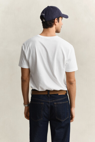 GANT Cotton T-Shirt in White 2003184-110