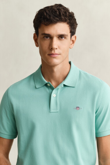 Gant Polo Shirt - Muted Turquoise 2210-323