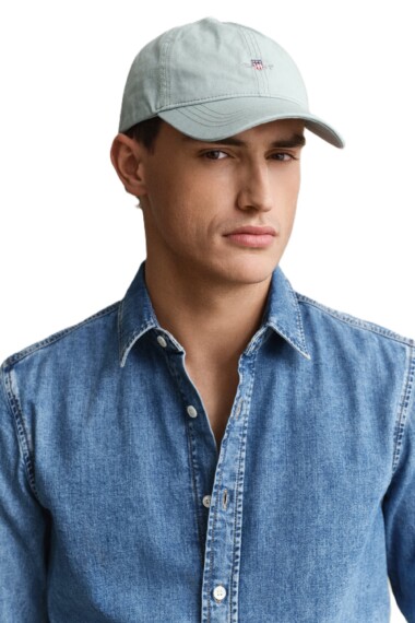 Gant Shield Sunfaded Cap - Washed Turquoise 9901308-347