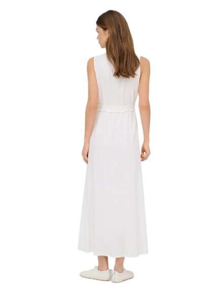 Only Goa Linen Long Dress - Cloud Dancer ONLGOA 15363694