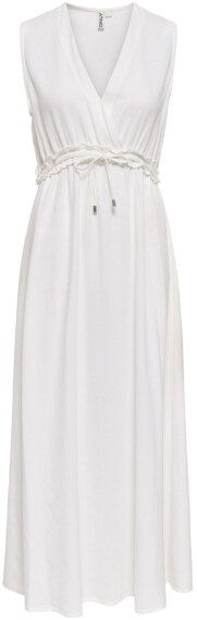 Only Goa Linen Long Dress - Cloud Dancer ONLGOA 15363694