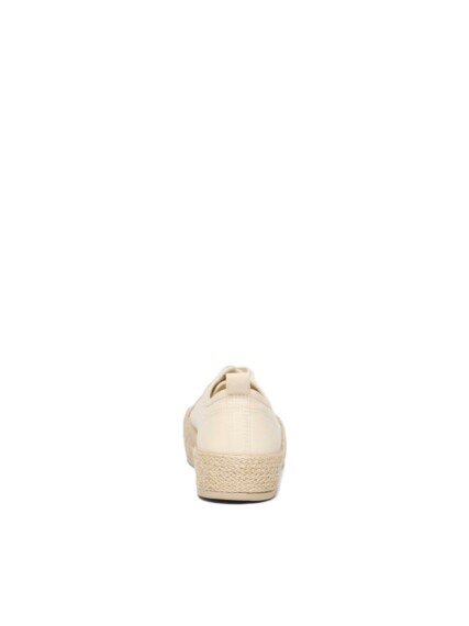 Only Lida Lace Espadrille Trainers - Creme 15319621 ONLIDA