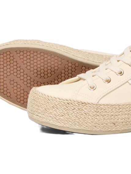Only Lida Lace Espadrille Trainers - Creme 15319621 ONLIDA