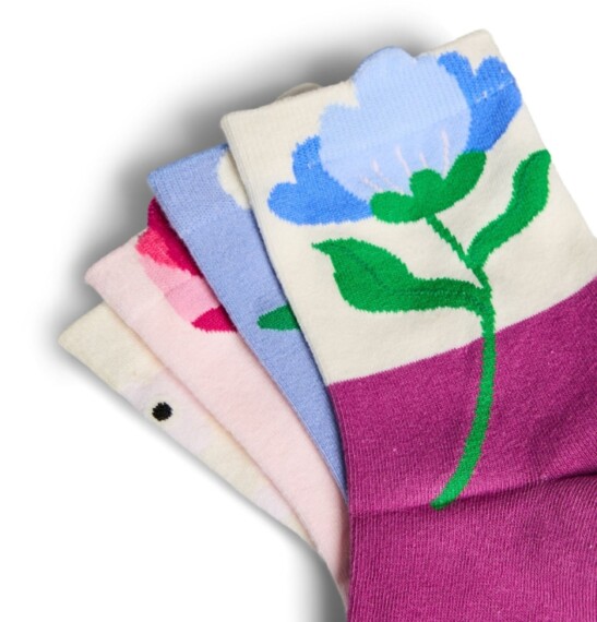 Pieces Beatrice 4-Pack Socks - Hydrangea PCBEATRICE 17162592