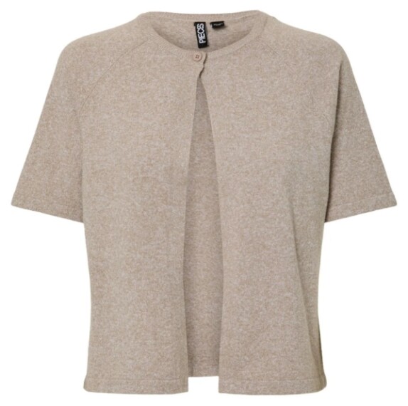 Pieces Bree Cardigan - Crockery Melange PCBREE 17158717