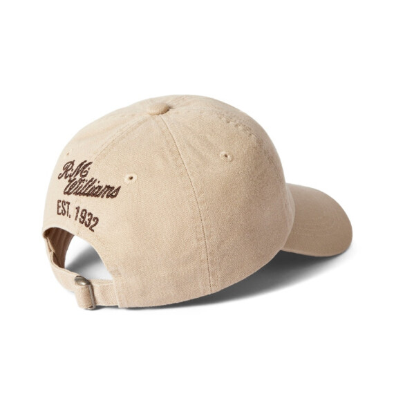 RM Williams Longhorn Twill Cap - Ecru ACX9OWIJ206
