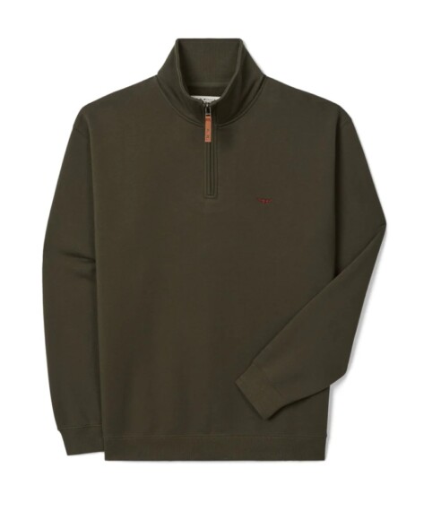 Williams Mulyungarie 1/2 Zip - Olive kzu00bbqj01