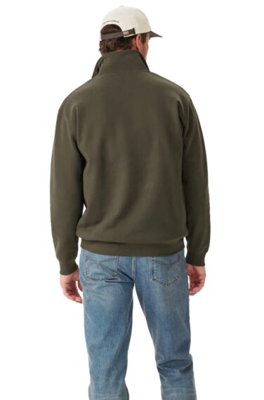 Williams Mulyungarie 1/2 Zip - Olive kzu00bbqj01