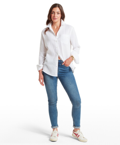 Schoffel Ashdon Cotton Shirt - Soft White 20-2241-1002