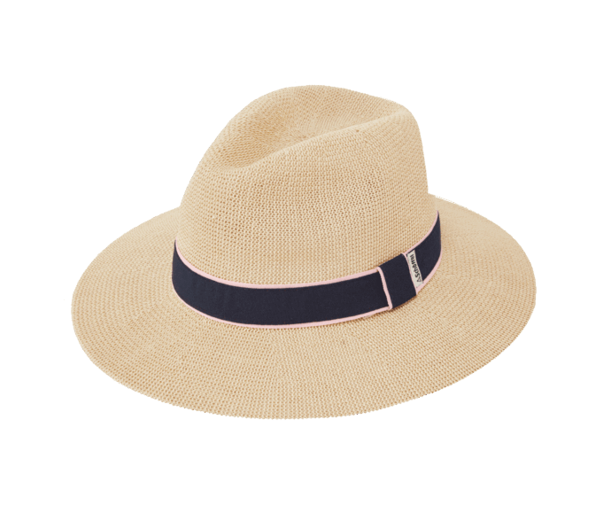 Schoffel Unisex Porth Hat - Navy/Pink Stripe 20-4736-8872