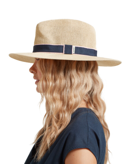 Schoffel Unisex Porth Hat - Navy/Pink Stripe 20-4736-8872