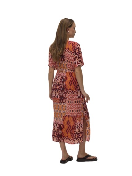 Vero Moda Menny Short Sleeve Long Dress - Andorra VMMENNY 10303701