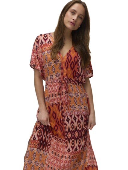 Vero Moda Menny Short Sleeve Long Dress - Andorra VMMENNY 10303701