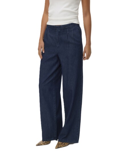 Vero Moda Rae Wide Leg Jeans - Dark Blue Denim VMRAE 10339356