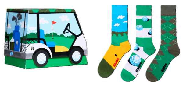 Happy Socks 3-Pack Golf Gift Set P004659
