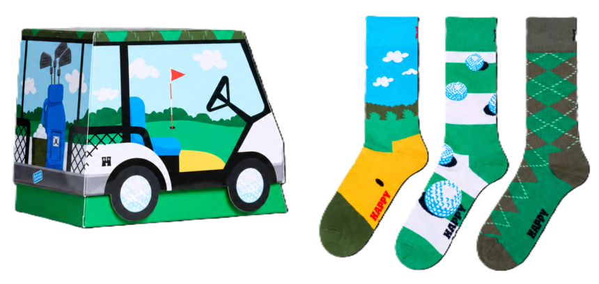 Happy Socks 3-Pack Golf Gift Set P004659