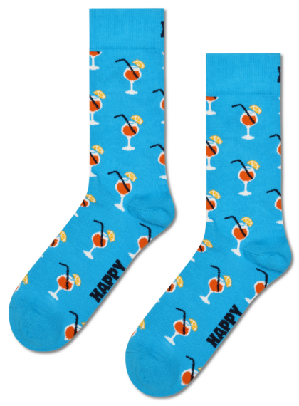 Happy Socks Orange Spritz - Turquoise P002573