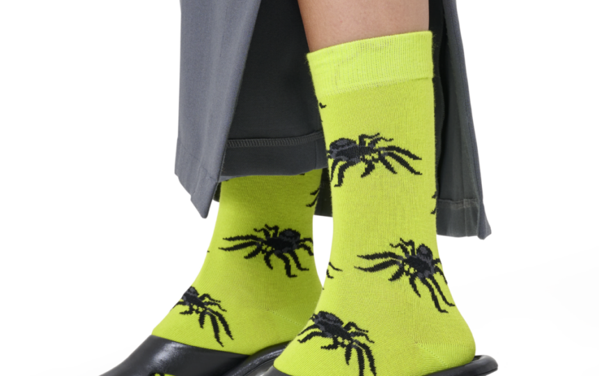 Happy Socks Spider - Green P004084