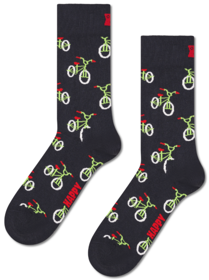 Happy Socks Trick Bike - Black P004851